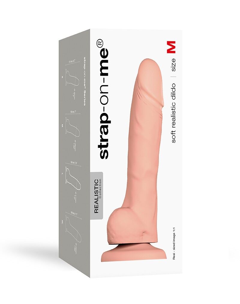 Реалістичний фалоімітатор Strap-On-Me SOFT REALISTIC DILDO