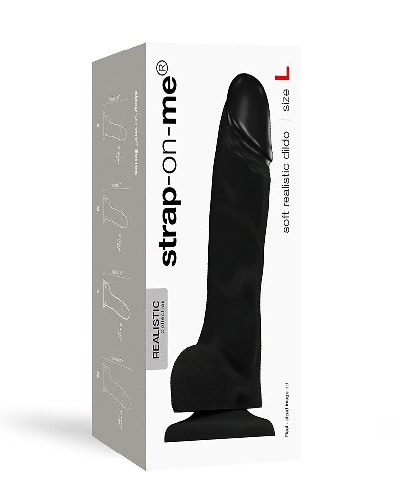 Реалістичний фалоімітатор Strap-On-Me SOFT REALISTIC DILDO