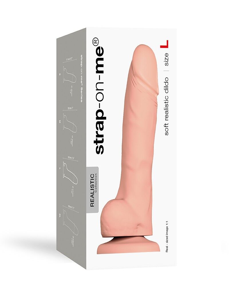 Реалістичний фалоімітатор Strap-On-Me SOFT REALISTIC DILDO