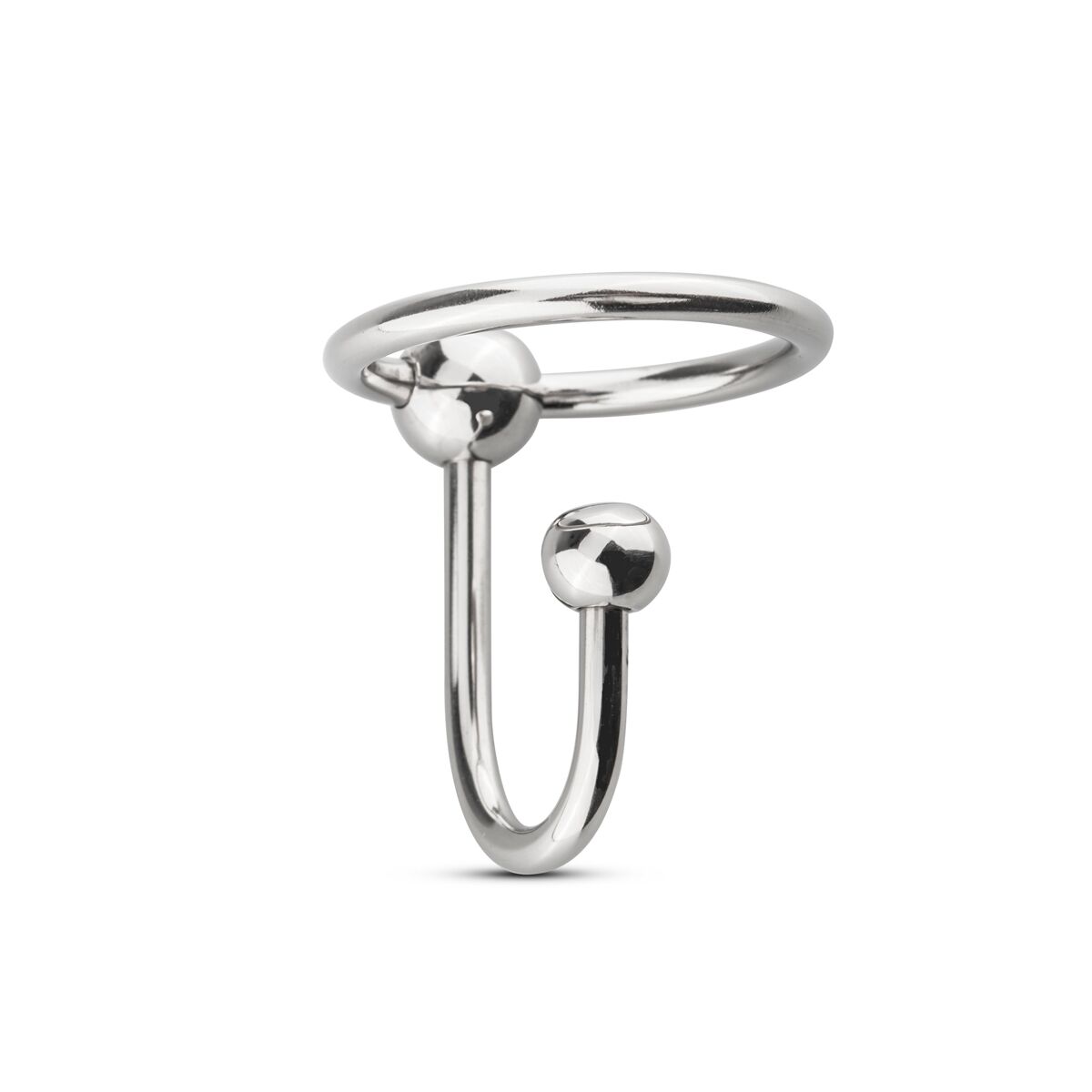 Уретральна вставка із кільцем Sinner Gear Unbendable Sperm Stopper Solid