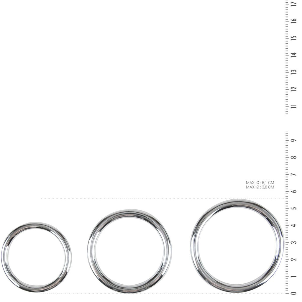 Набір ерекційних кілець Sinner Gear Unbendable Cock Ball Ring & Glans Ring Set