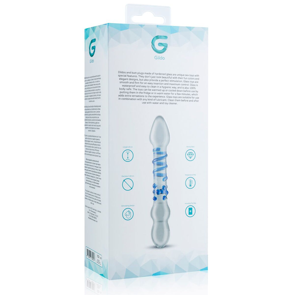 Скляний дилдо Gildo Glass Dildo No. 21
