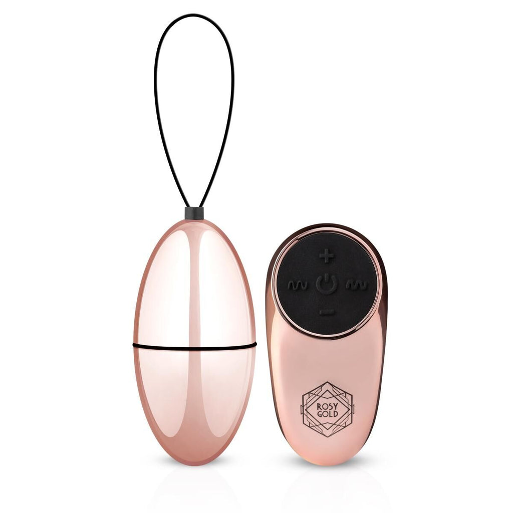 Віброяйце з пультом керування Rosy Gold Nouveau Vibrating Egg
