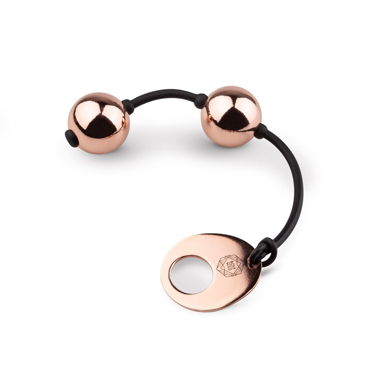 Металеві вагінальні кульки Rosy Gold Nouveau Kegel Balls