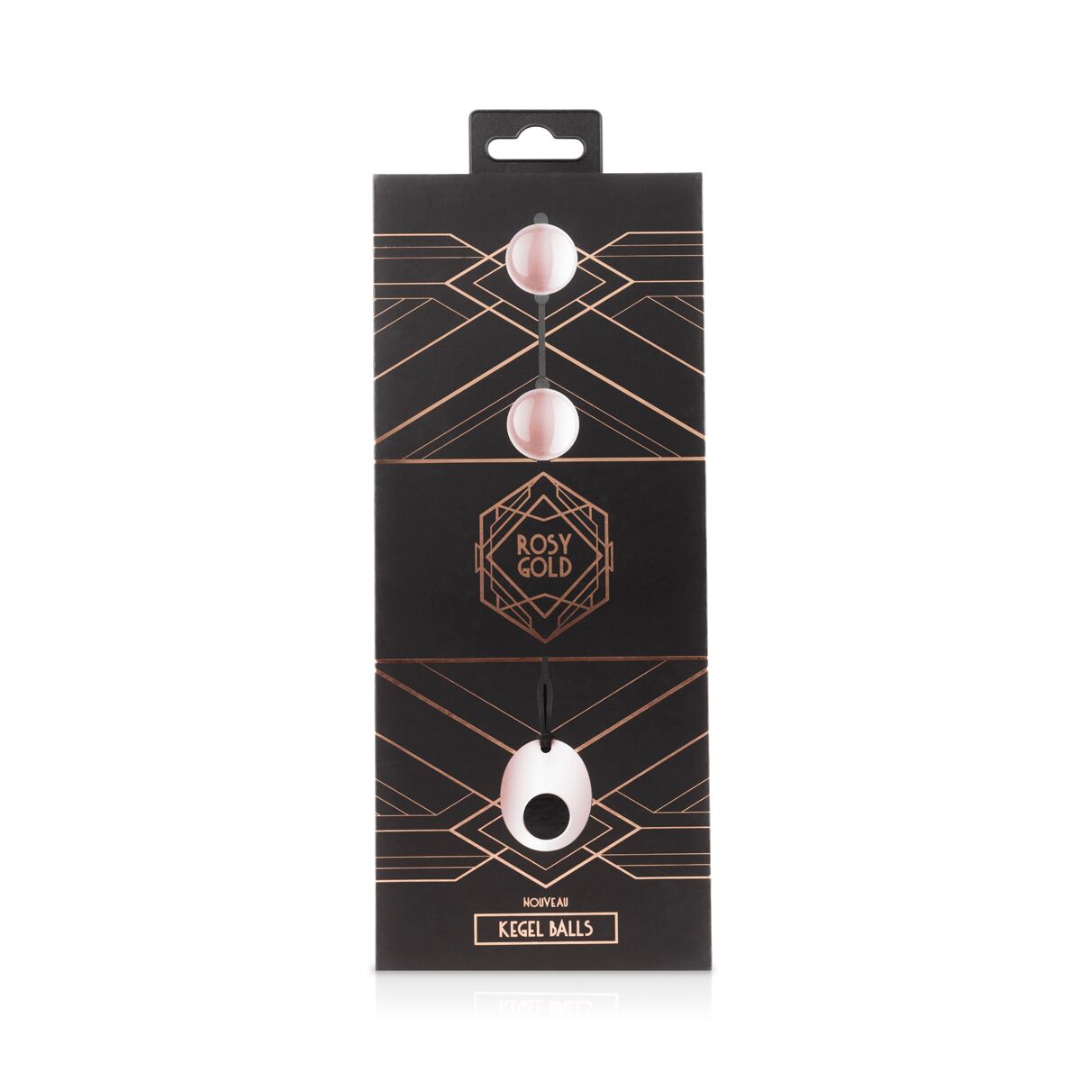 Металеві вагінальні кульки Rosy Gold Nouveau Kegel Balls