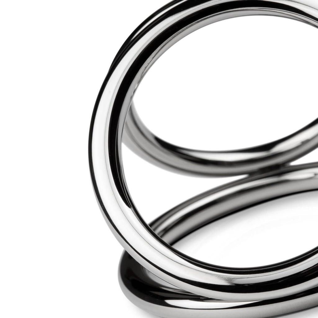 Потрійне ерекційне кільце Sinner Gear Unbendable Triad Chamber Metal Cock and Ball Ring