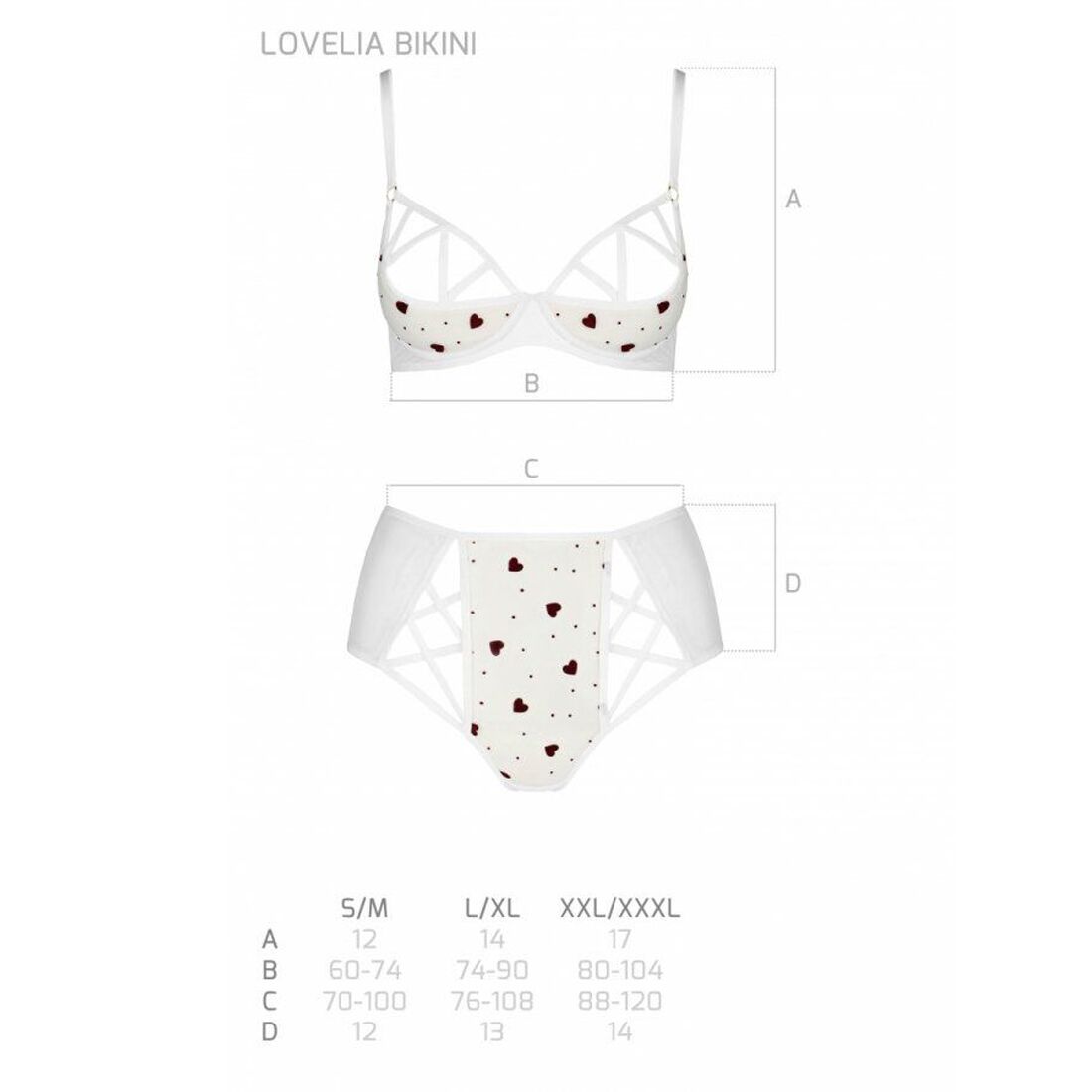 Еротичний комплект з малюнком Passion LOVELIA
