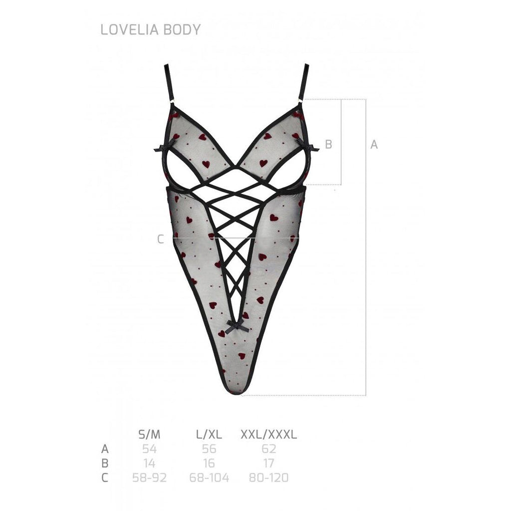 Еротичний боді з малюнком Passion LOVELIA