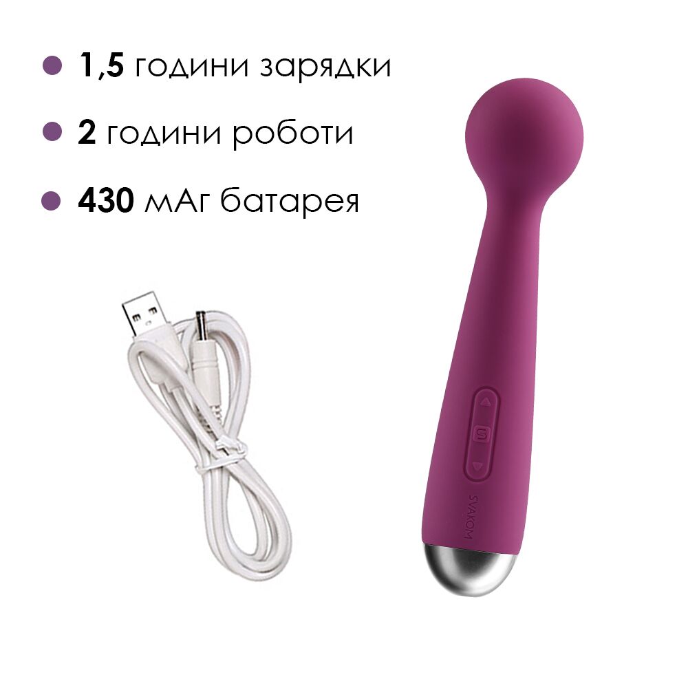 Вібромасажер з інтелектуальним режимом Svakom Mini Emma