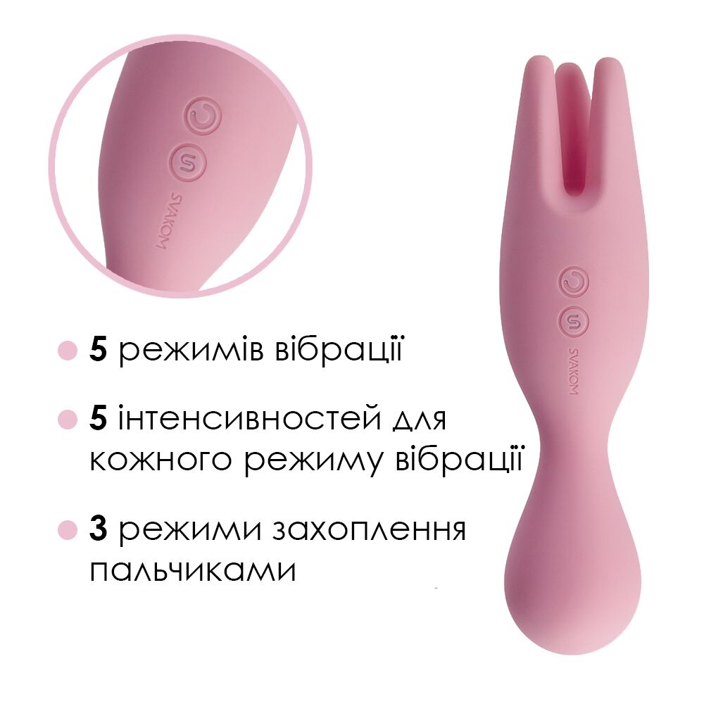 Подвійний вібратор для чутливих зон Svakom Nymph