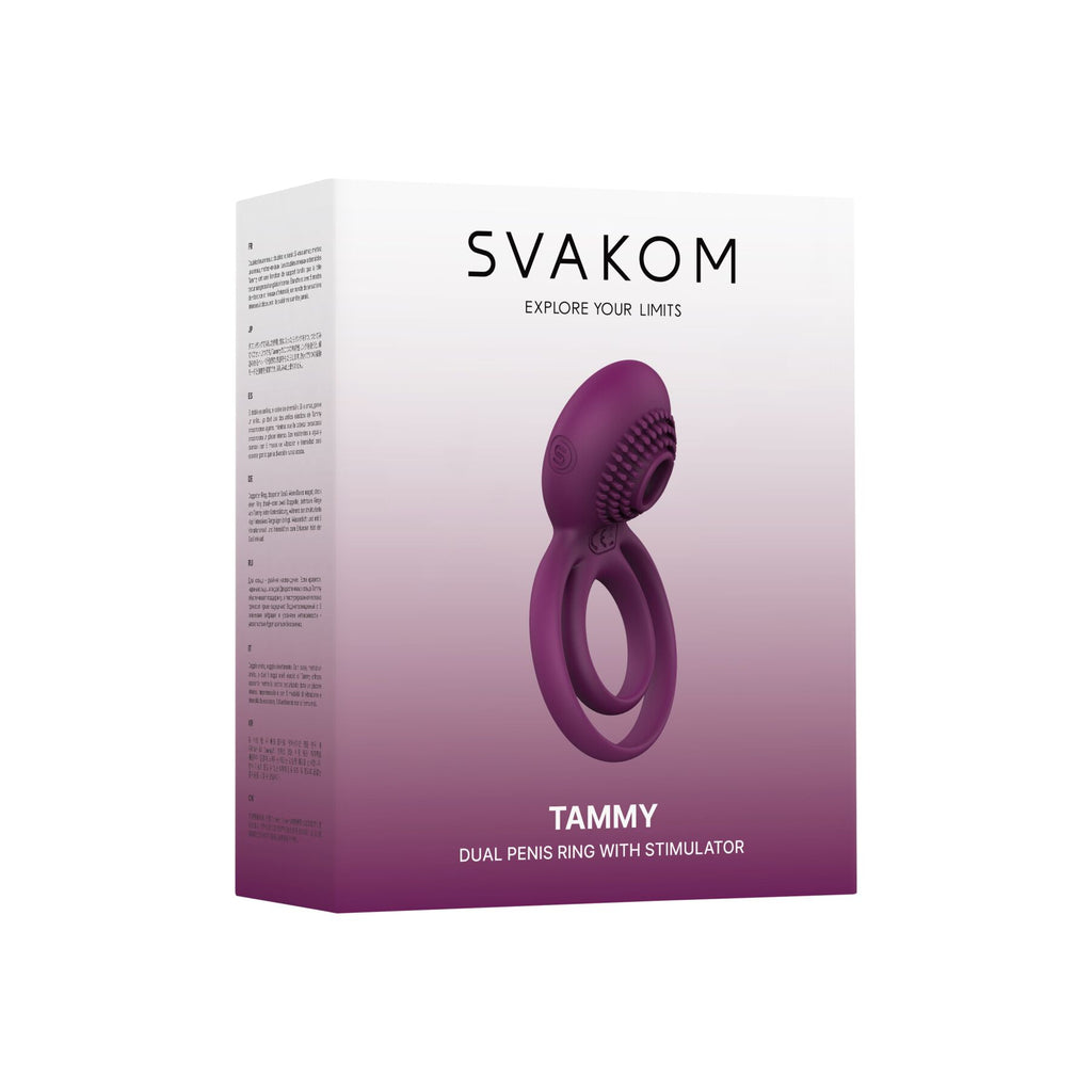 Подвійне ерекційне кільце з вібрацією Svakom Tammy
