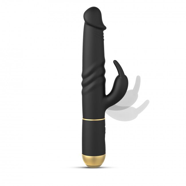 Вібратор Dorcel Furious Rabbit 2.0 зі зворотно-поступальними рухами головки
