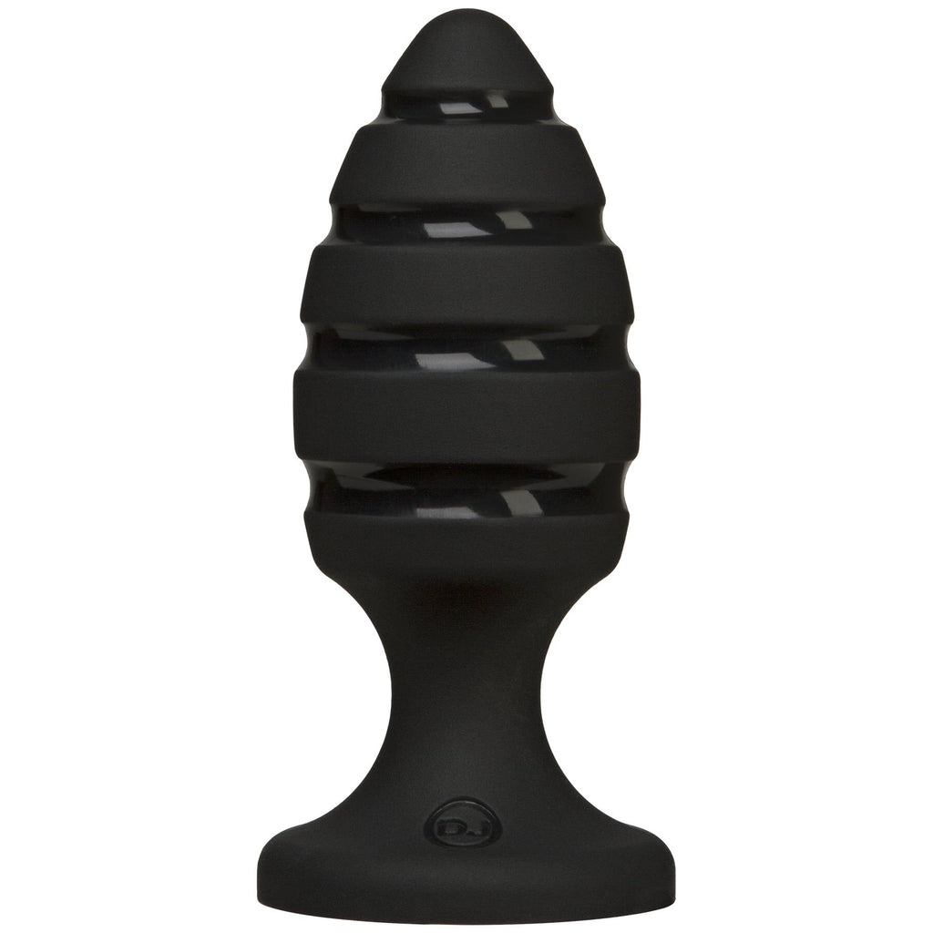 Анальний плаг зі спіральним каналом Doc Johnson Platinum Premium Silicone