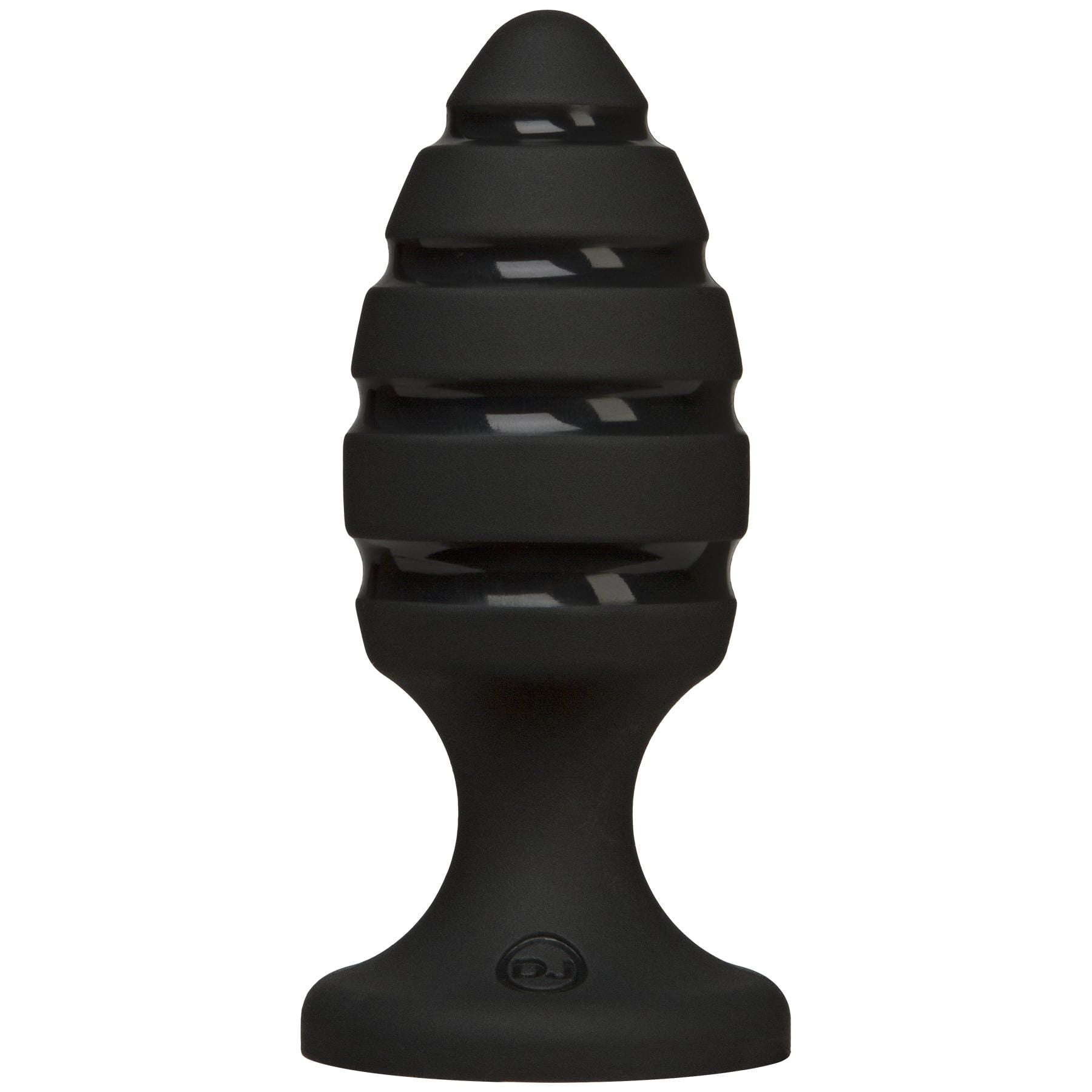 Анальний плаг зі спіральним каналом Doc Johnson Platinum Premium Silicone