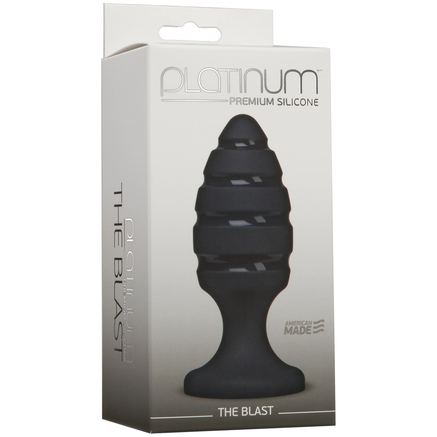 Анальний плаг зі спіральним каналом Doc Johnson Platinum Premium Silicone