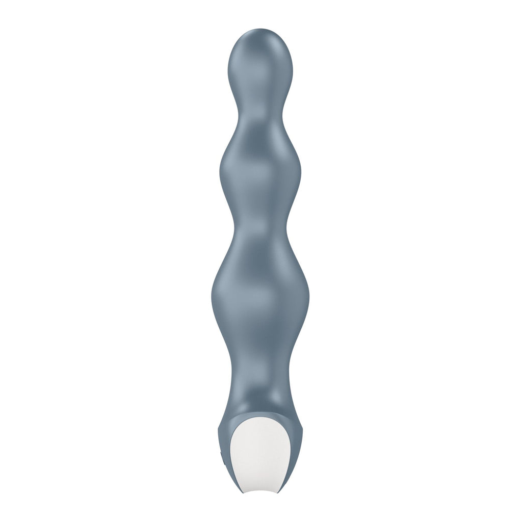 Анальний стимулятор-намистини з двома моторами Satisfyer Lolli-Plug 2 ice