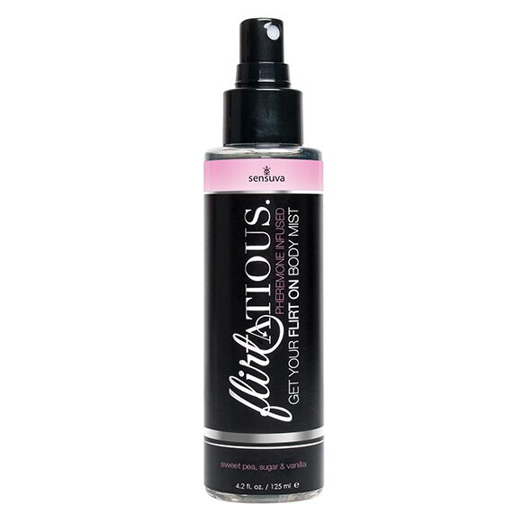 Спрей-міст для тіла з феромонами Sensuva Flirtatious Vanilla