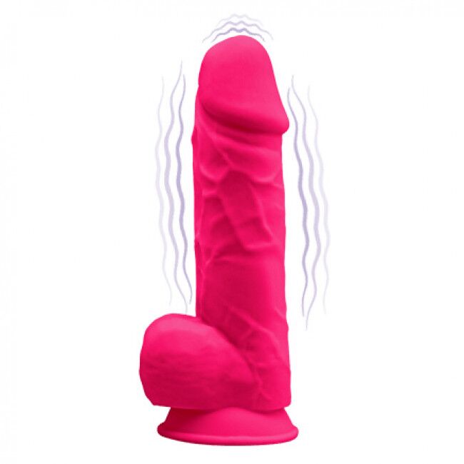 Фалоімітатор з вібрацією SilexD Norman Vibro Pink MODEL 1 size 8