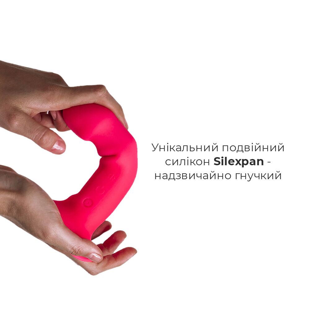 Двошаровий ділдо з вібрацією Adrien Lastic Hitsens 2