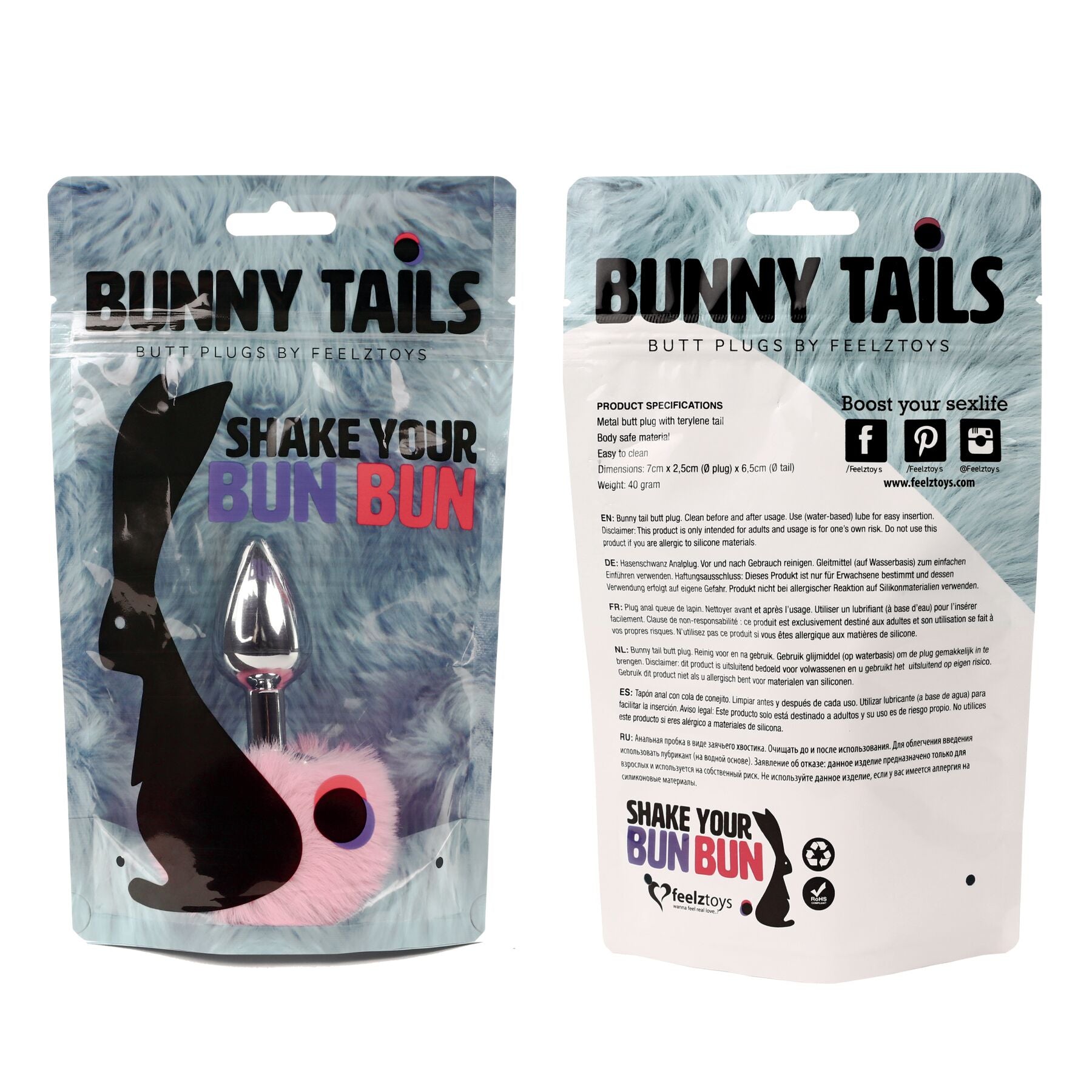 Анальна пробка FeelzToys Bunny Tails Butt