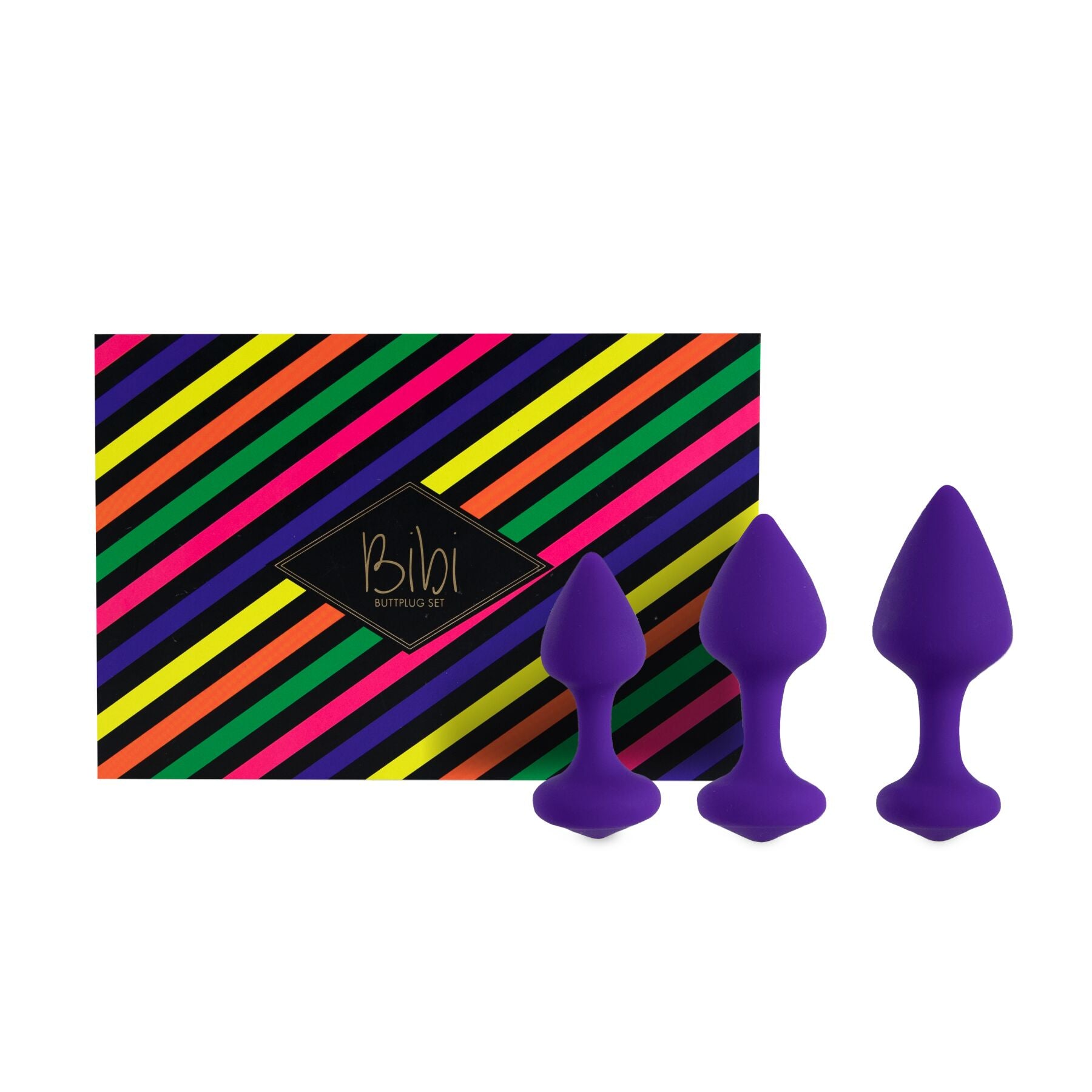Набір силіконових анальних пробок FeelzToys Bibi Butt Plug