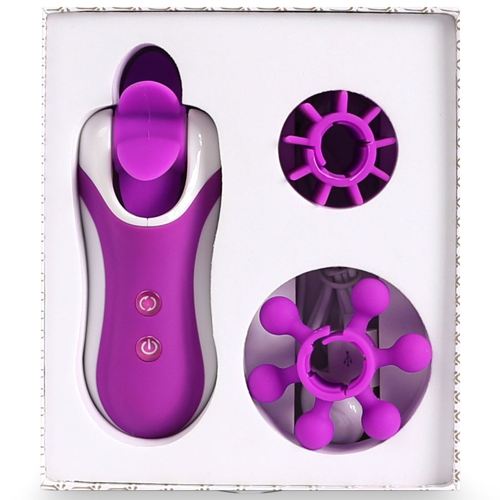 Стимулятор з імітацією оральних пестощів FeelzToys Clitella Oral Clitoral Stimulator