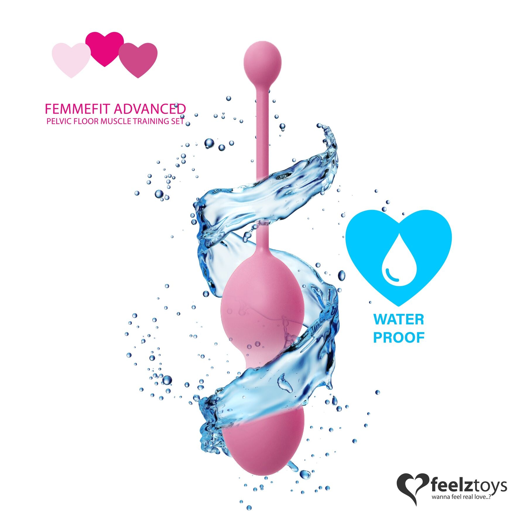 Набір вагінальних кульок для просунутих FeelzToys FemmeFit Advanced Pelvic Muscle Training Set