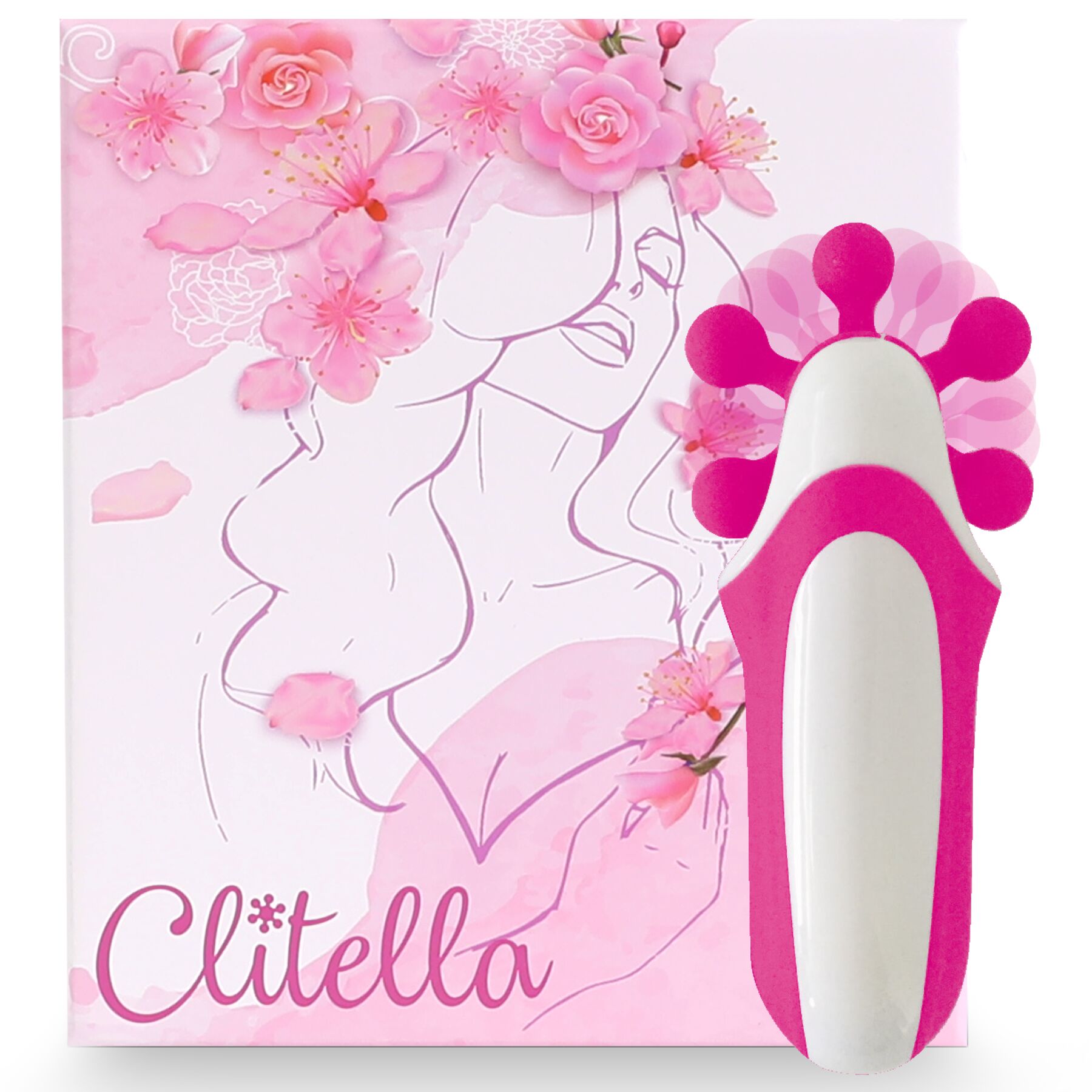 Стимулятор з імітацією оральних пестощів FeelzToys Clitella Oral Clitoral Stimulator