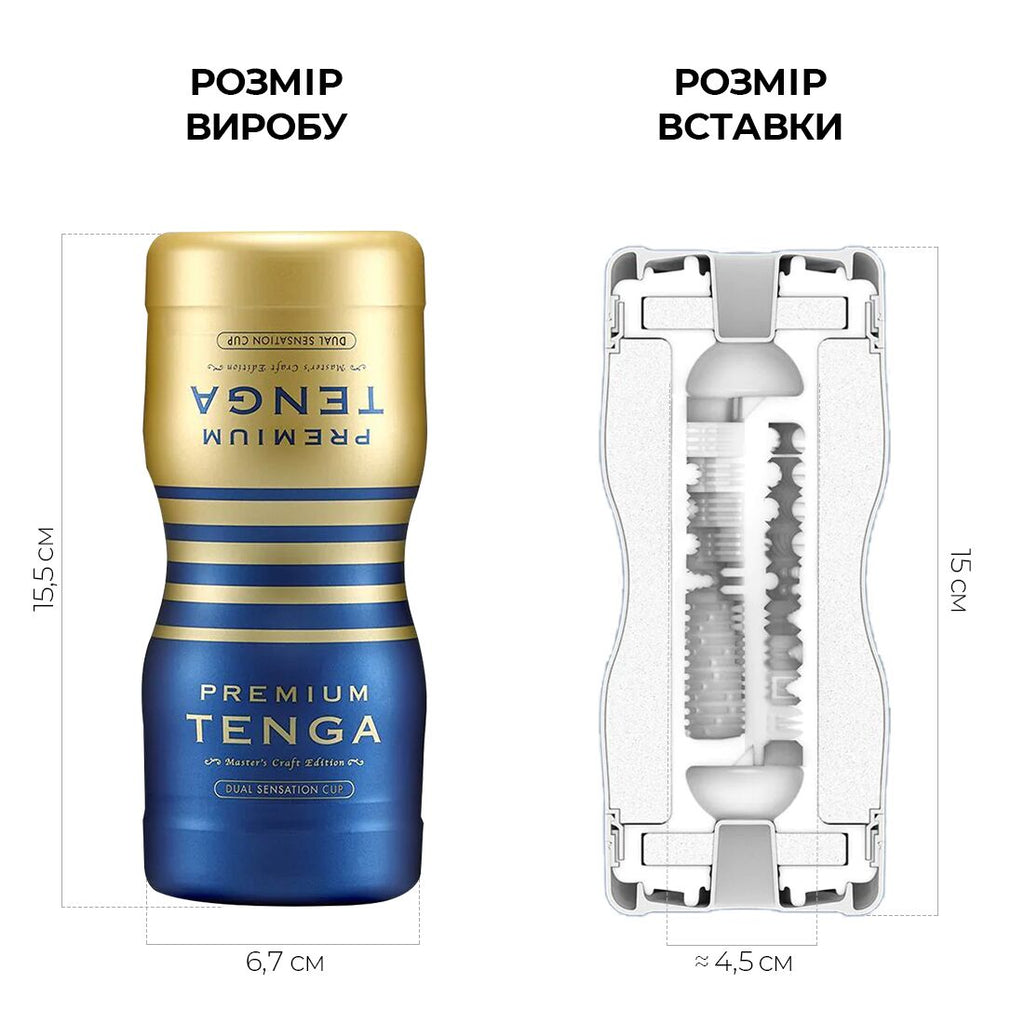 Мастурбатор Tenga Premium Dual Sensation Cup