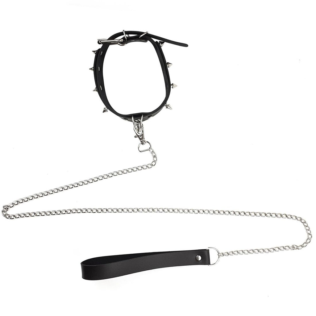 Нашийник Art of Sex Collar Spikes and Leash