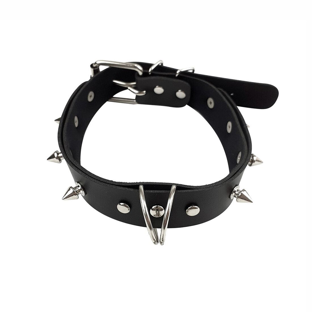 Нашийник Art of Sex Collar Spikes and Leash