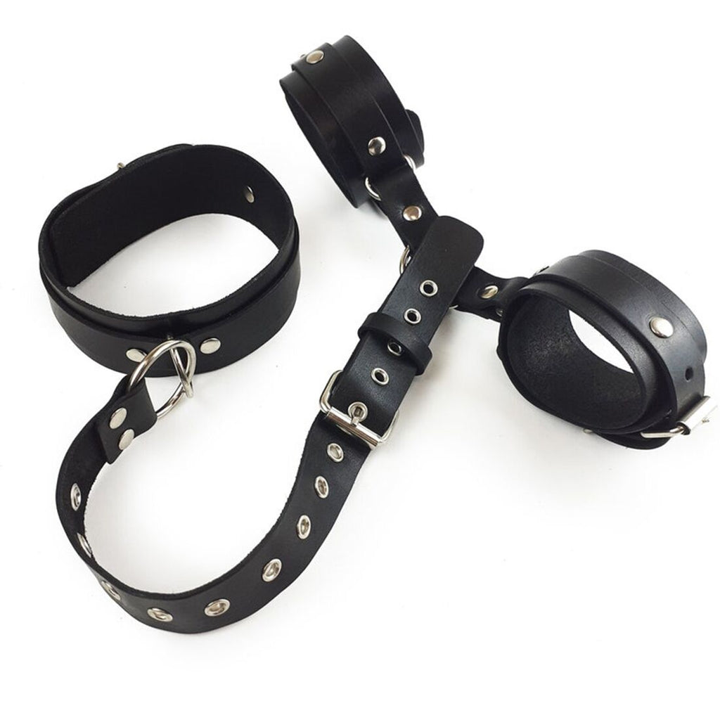 Набір для фіксації Art of Sex Bondage Set з натуральної шкіри