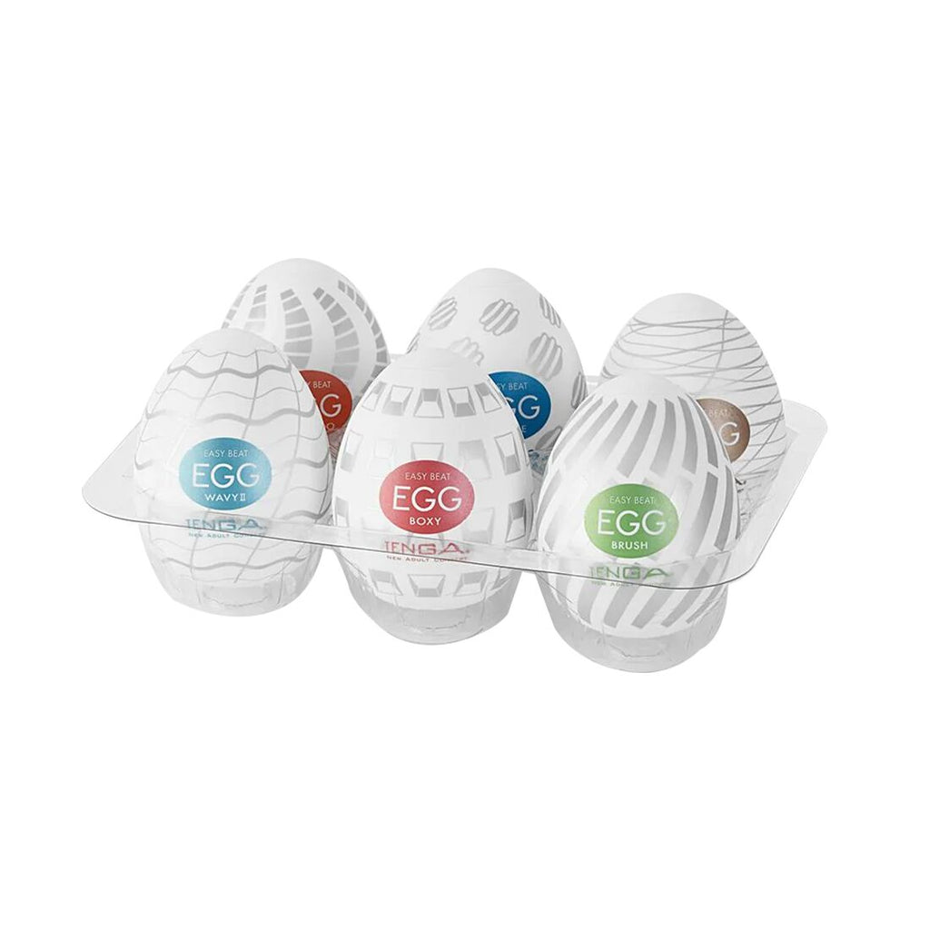 Набір мастурбаторів-яєць Tenga Egg New Standard Pack 6 яєць