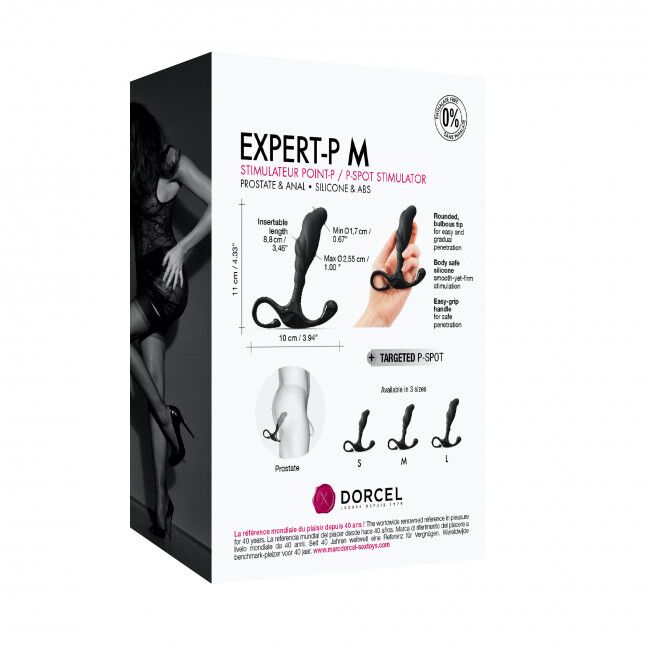 Ручний ергономічний масажер простати Dorcel Expert P