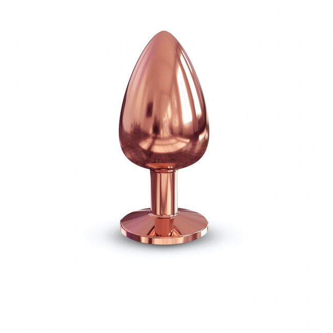 Металева анальна пробка із прикрасою у вигляді кристалу Dorcel Diamond Plug