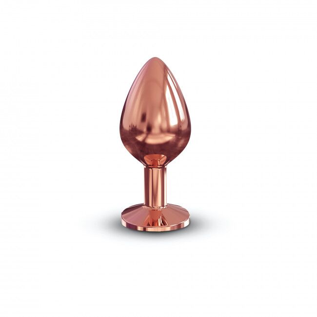 Металева анальна пробка із прикрасою у вигляді кристалу Dorcel Diamond Plug