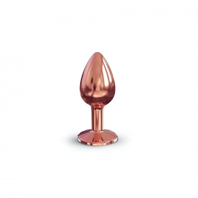 Металева анальна пробка із прикрасою у вигляді кристалу Dorcel Diamond Plug