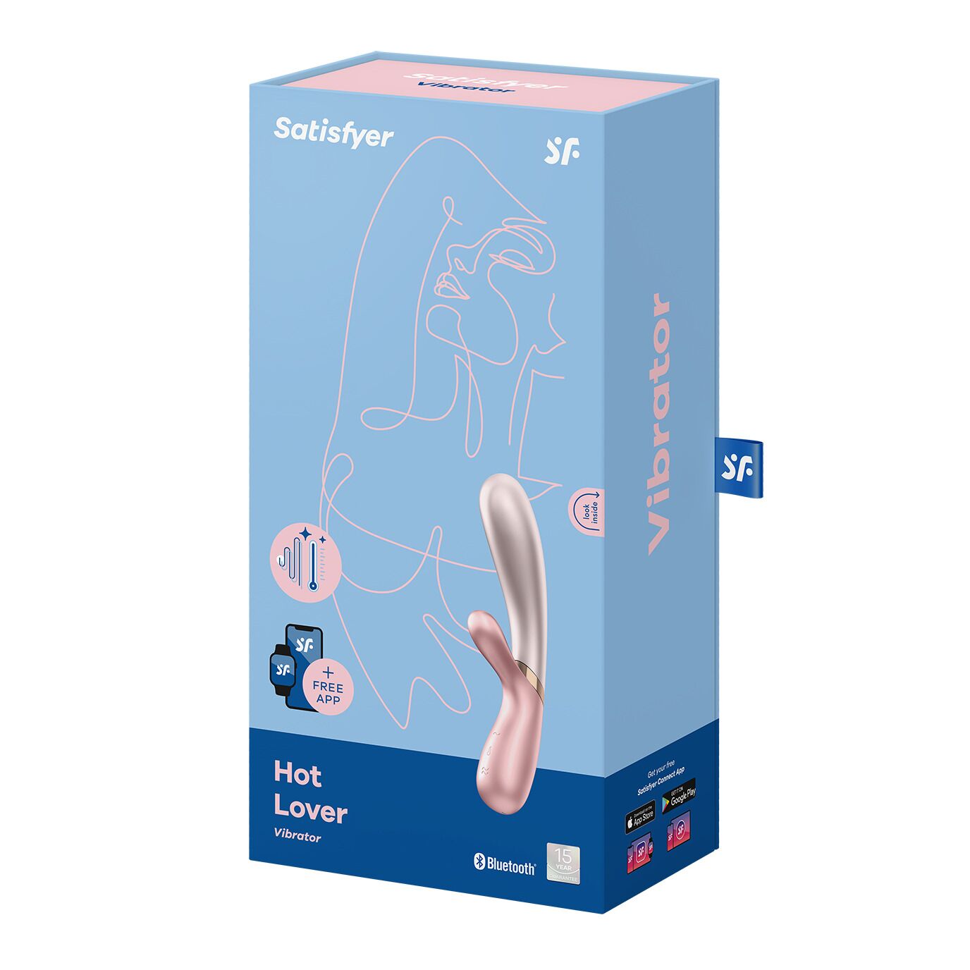Смарт вібратор-кролик із підігрівом Satisfyer Hot Lover