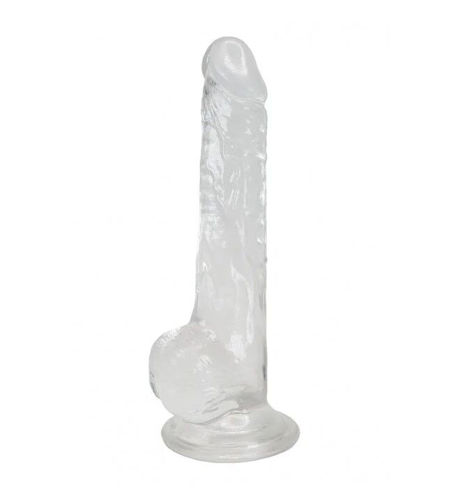 Прозорий фалоімітатор Alive Jelly Dildo Lusty