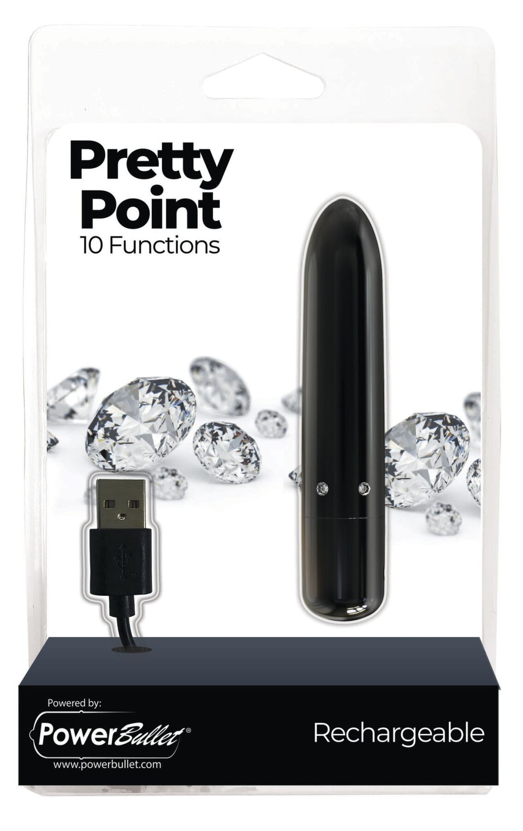 Віброкуля PowerBullet Pretty Point Rechargeable Bullet