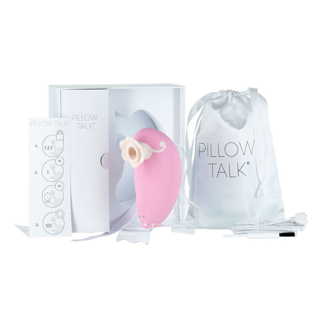 Розкішний вакуумний кліторальний стимулятор Pillow Talk Dreamy із кристалом Swarovski