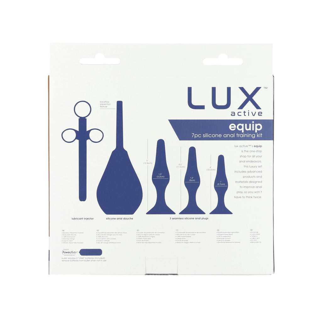 Набір анальних іграшок для новачків Lux Active Equip - Silicone