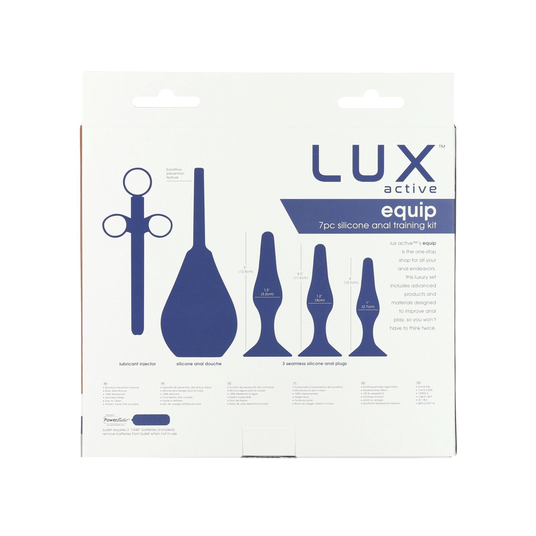Набір анальних іграшок для новачків Lux Active Equip - Silicone
