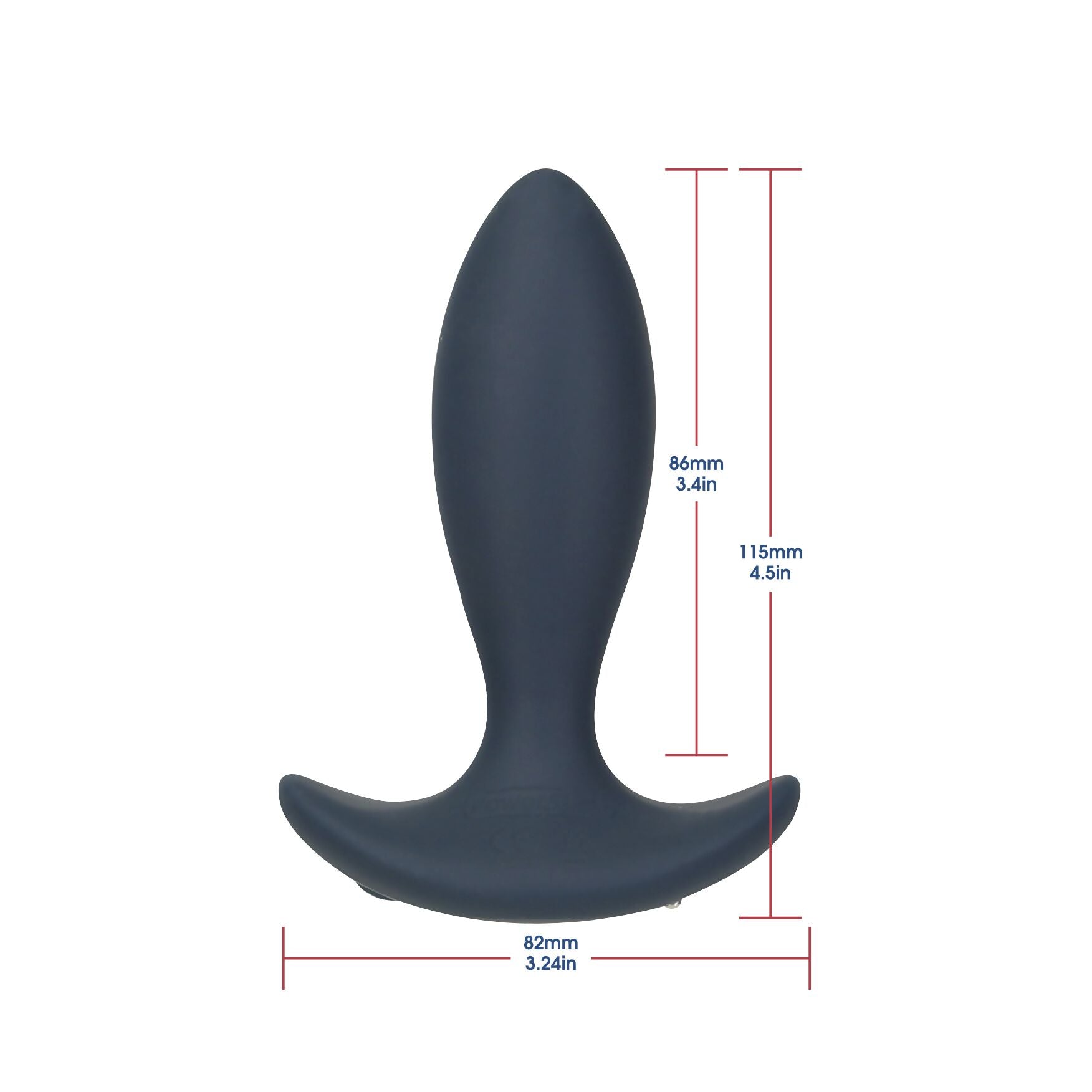 Анальна пробка з пульсацією Lux Active Throb - 4.5"