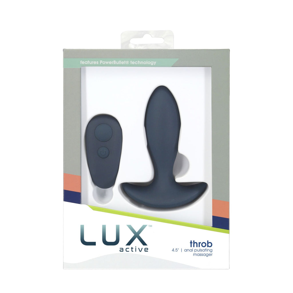 Анальна пробка з пульсацією Lux Active Throb - 4.5"