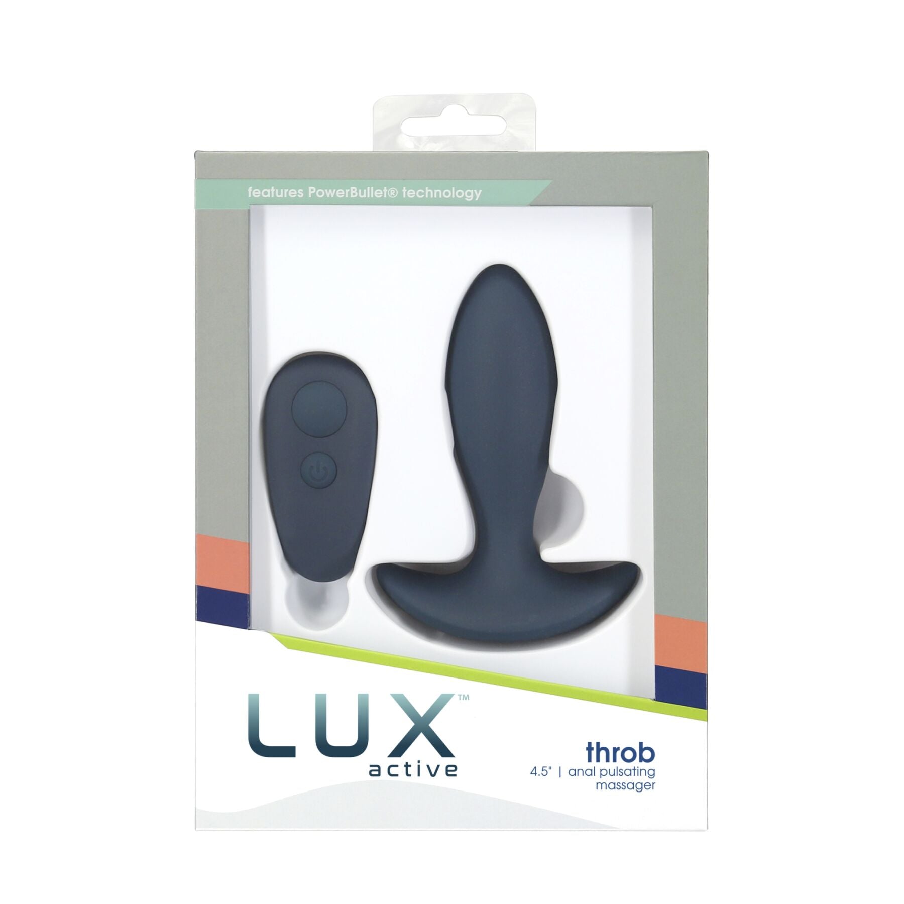 Анальна пробка з пульсацією Lux Active Throb - 4.5"