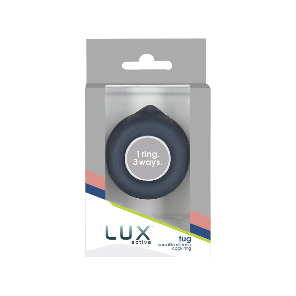 Подвійне ерекційне кільце LUX Active Tug - Versatile Silicone Cock Ring