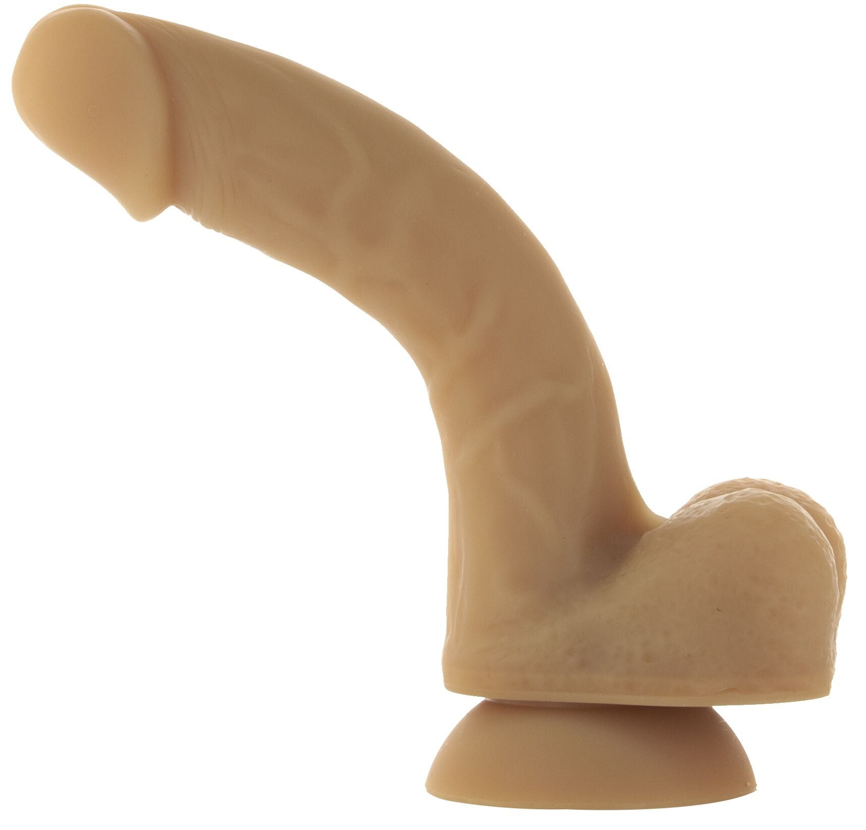 Гнучкий фалоімітатор на присосці ADDICTION ANDREW 8″ Silicone Dong - Caramel