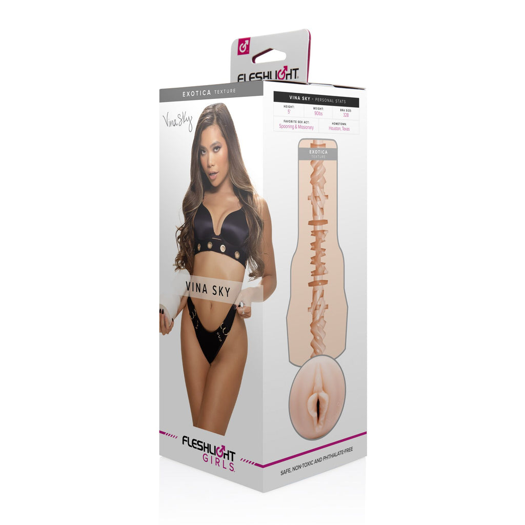 Мастурбатор Fleshlight Girls: Vina Sky - Exotica, зі зліпка вагіни, дуже ніжний