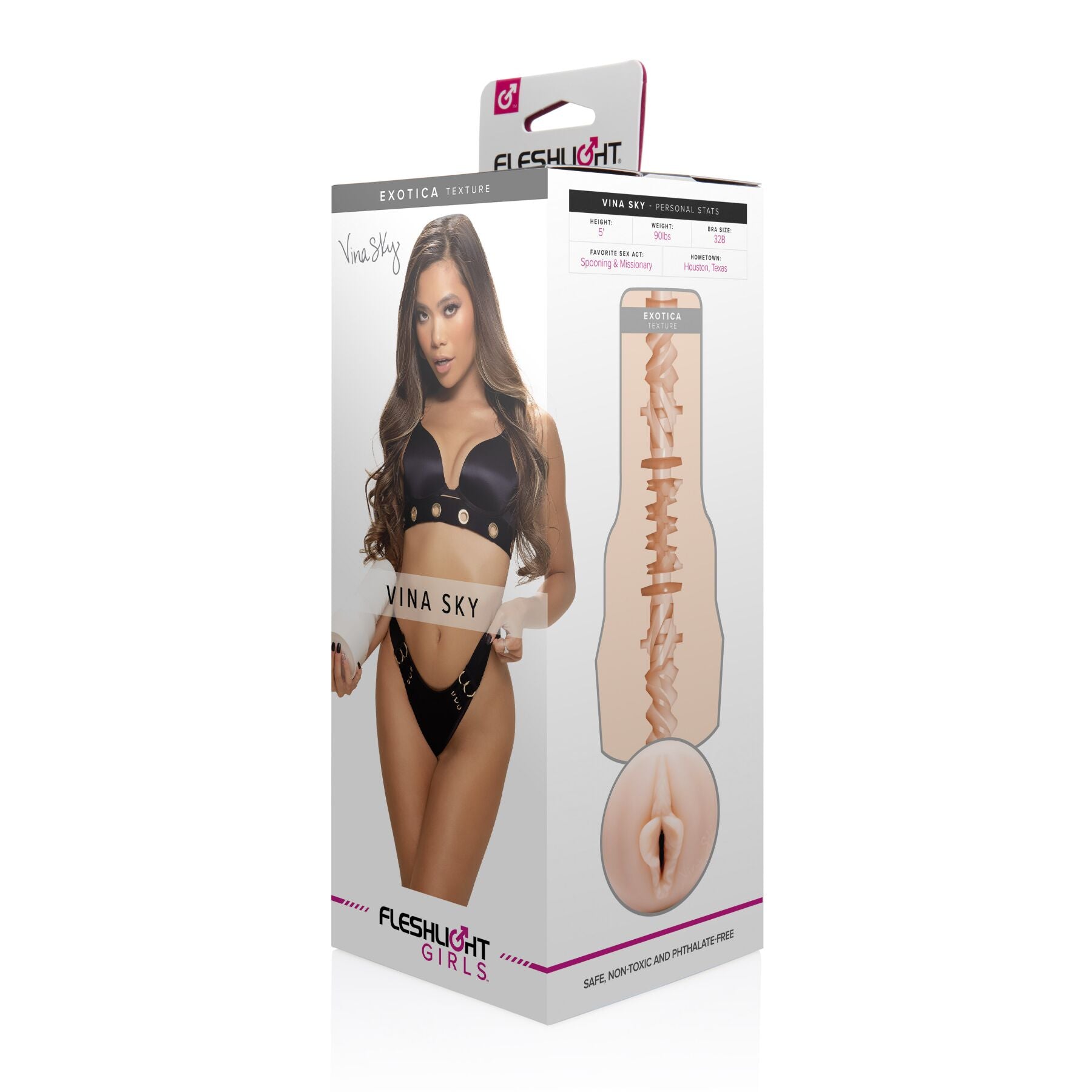 Мастурбатор Fleshlight Girls: Vina Sky - Exotica, зі зліпка вагіни, дуже ніжний